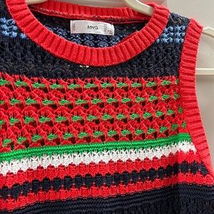 Mango cotton crotchet dress. Last season. Size 4